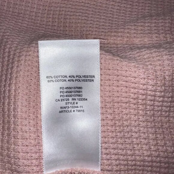 TNA Thermal Zip Hoodie -Blush- M  NWOT - Picture 6 of 9